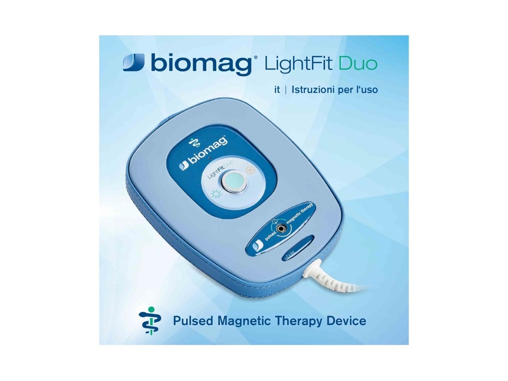 Instrucciones de uso de la magnetoterapia LightFiit Duo - Italiano